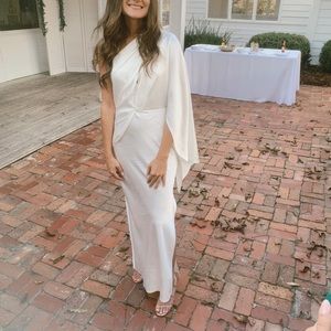 White Fame and Partners dress. Worn once for rehearsal dinner. Dry cleaned